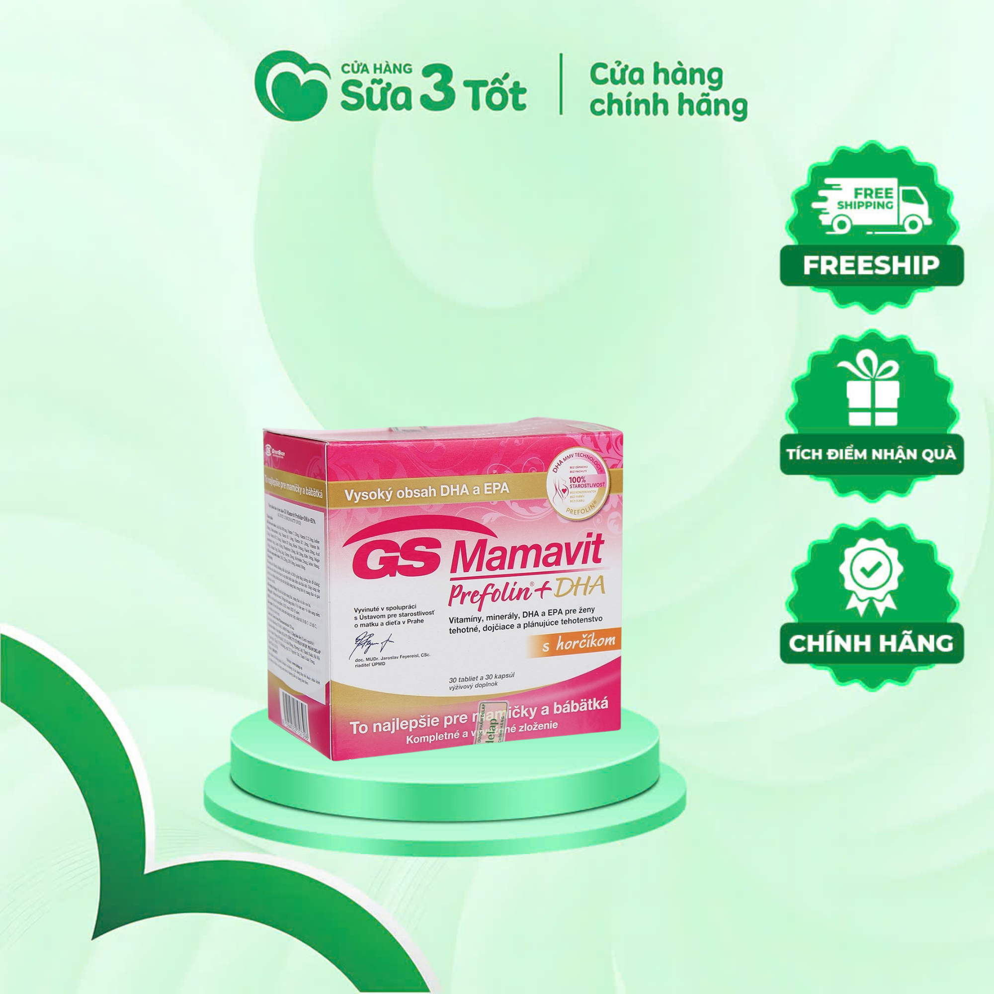 GS Mamavit - Viên Uống VTM Cho Bà Bầu + Sau Sinh