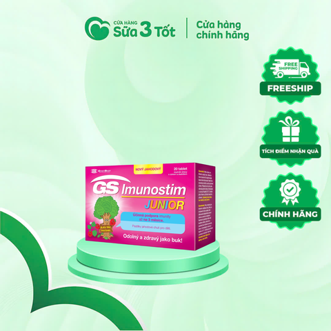 GS Imunostim Junior - Viên Ngậm Đặc Trị Đường Hô Hấp