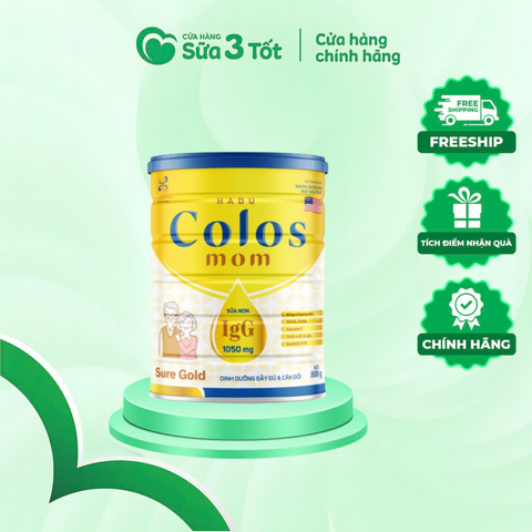 Sữa Bột Hadu Colosmom Sure Gold - Lon 800G