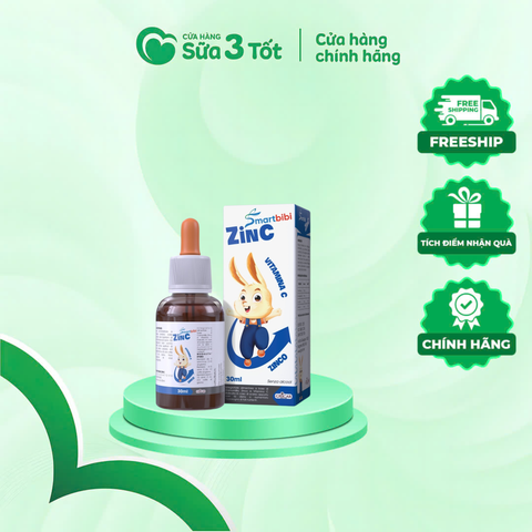 Kẽm Smartbibi Zinc - Lọ 30Ml - Italy