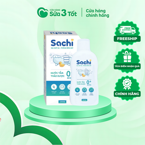 Nước Tắm Thảo Dược Sachi - Hộp 250ml