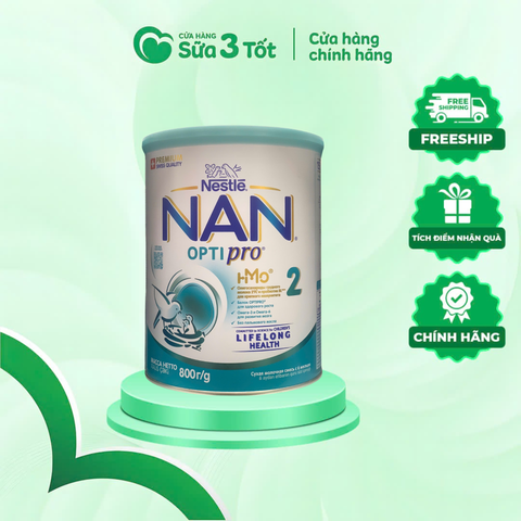 Sữa Bột Nan Nga Số 2 ( Cho Trẻ 6-12 Tháng) - Lon 800G