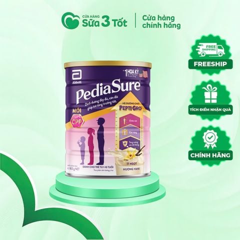 Sữa Bột Pediasure - Hương Vani ( 1-10 Tuổi) - Lon 400G