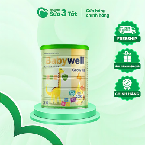 Sữa Bột Baby Well Grow Số 4 ( 2-15 Tuổi ) - Lon 800G