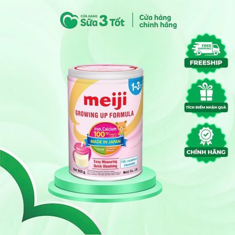 Sữa Bột Meiji Nhập Khẩu Số 9 (Trẻ Từ 1-3 Tuổi) - Lon 800G