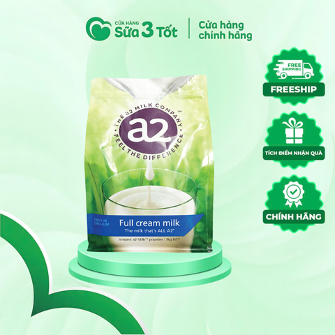 Sữa Bột Nguyên Kem A2 Úc - Túi 1Kg