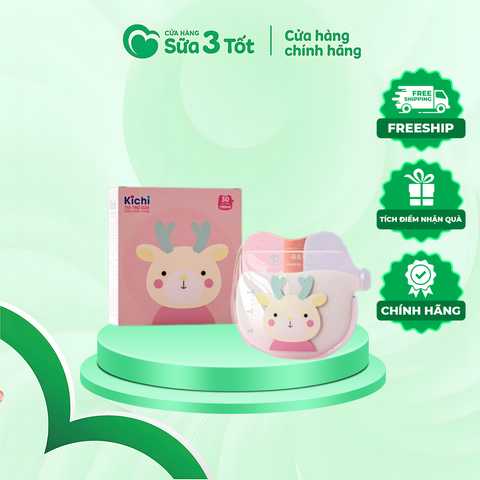 Túi Trữ Sữa Cảm Biến Nhiệt - Kichi - 180ml