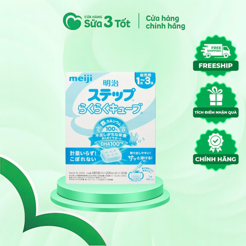 Sữa Bột Meiji Thanh Nội Địa Số 9 (1-3 Tuổi) - Hộp 30 Thanh