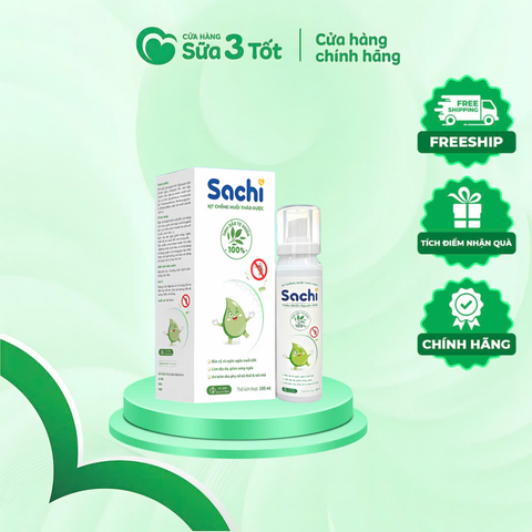 Xịt Chống Muỗi Thảo Dược Sachi - 100ML