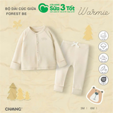 Bộ Dài Tay Cúc Giữa Forest Be (6M+) - Chaang