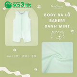 Bộ Body Ba Lỗ Bakery Xanh Mint (6M+) - Pun Chun