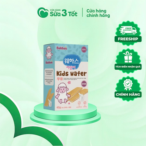 Bánh Kem Xốp Babba's - Vị Sữa - Hộp 100G