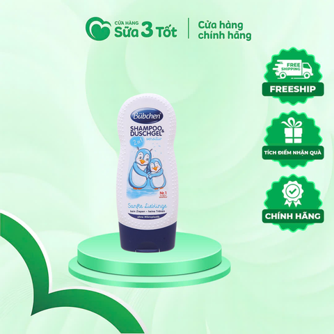 Sữa Tắm Gội 2in1 Bubchen (Từ 1 Tuổi Trở Lên) - Cho Da Nhạy Cảm - Đức - 230ml