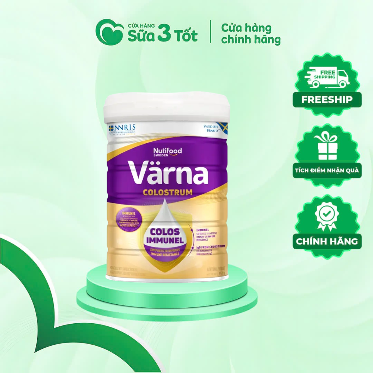Sữa Bột Varna Kém Ăn - Tăng Đề Kháng - Nutifood - 850g