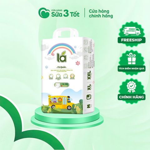 Bỉm Lá Organic - Quần - L54 (9-14kg)