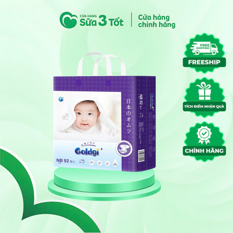 Bỉm Goldgi - Dán - NB92 - (<5Kg)