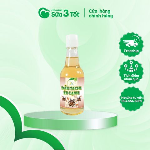 Dầu Ăn Dặm Sachi Ép Lạnh Supergreen - Chai 60Ml
