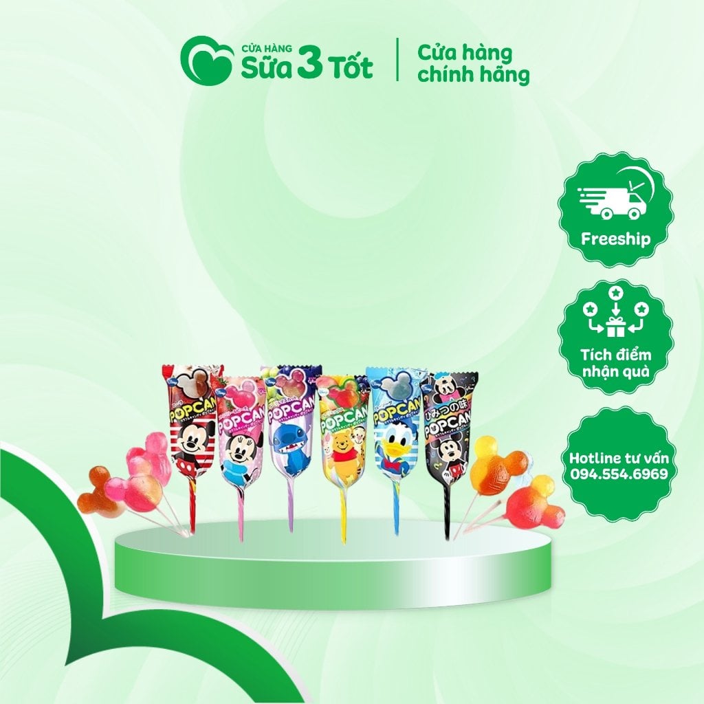 Kẹo Mút Glico Cprico Mini Popcan Nhật Bản - 1 Chiếc