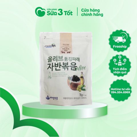 Rong biển Vụn Rắc Cơm Vị Olive - Gói 70g