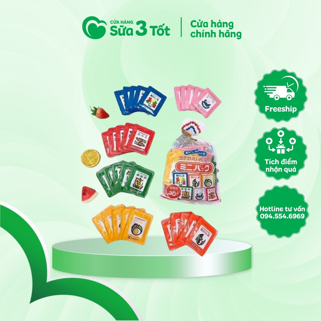 Gia Vị Rắc Cơm Tanaka Nhật 6 Vị