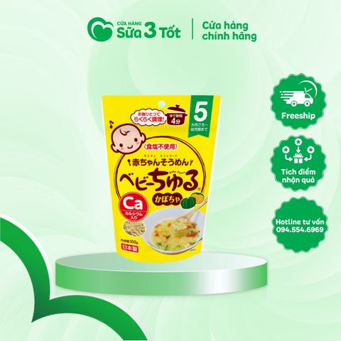 Mì Somen Meiwa Bí Ngô Nhật Bản Bổ Sung Canxi (Trẻ 5M+) - Gói 100g