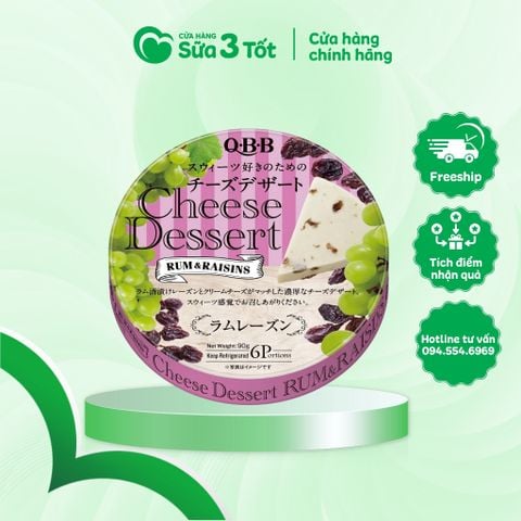 Phô mai QBB - Nhật - Vị Nho