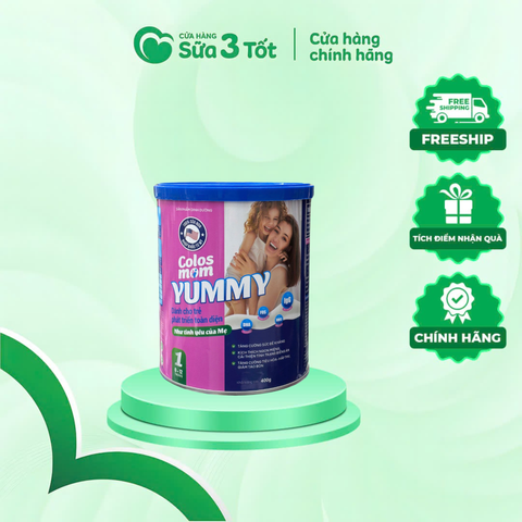 Sữa Bột Colos Mom Yummy Số 1 ( 0-12 Tháng) - Lon 400G