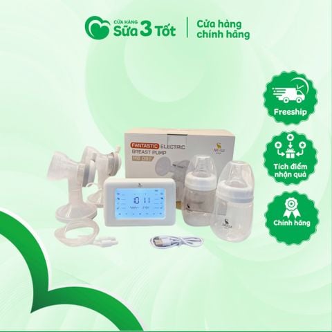 Máy Hút Sữa Điện Đôi Moaz Bebe - MB-092