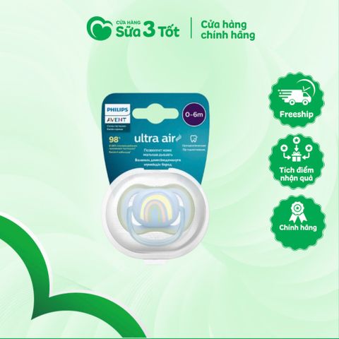 Ty Ngậm Siêu Mềm Thông Khí Avent (0-6M) - Vỉ Đơn