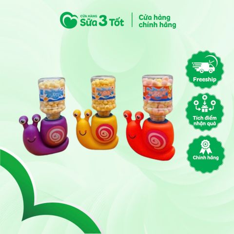 Bánh Small Steam Bun Mix Vị - Ốc Sên Cam - 50g
