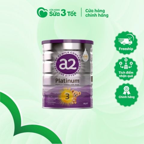 Sữa Bột A2 Platinum Số 3 ( Trên 1 Tuổi ) - Úc - 900g