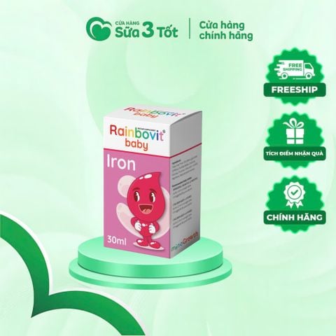 Sắt Hữu Cơ Rain BoVit Baby - Ba Lan - 30ml