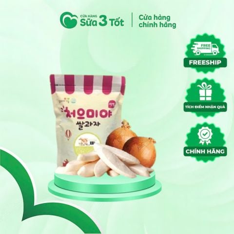 Bánh Gạo Ăn Dặm Cheoeumiya Vị Hành Tây - 30g - Hàn Quốc