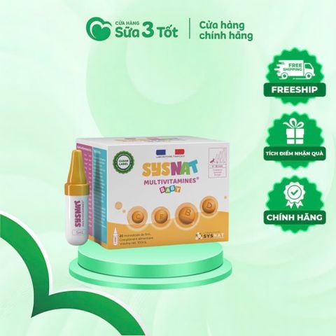 VTM tổng hợp Sysnat - Pháp ( trẻ 6-36 tháng)