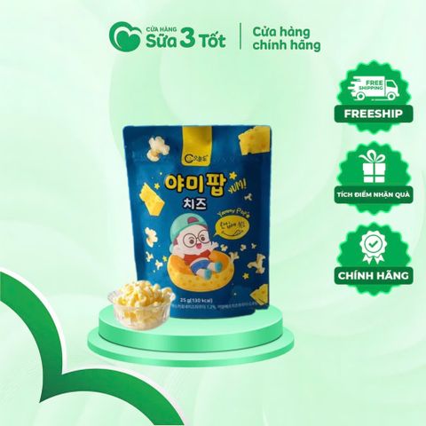 Bánh Gạo Ăn Dặm Yammy Pop Vị Phô Mai - 25G - Hàn Quốc