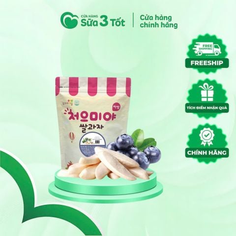 Bánh Gạo Ăn Dặm Cheoeumiya Vị Việt Quất - 30g - Hàn Quốc