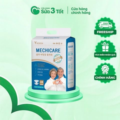 Bỉm Người Lớn Mechicare - Dán - L-XL - Hàn Quốc (Vòng Hông Từ 75-130Cm)