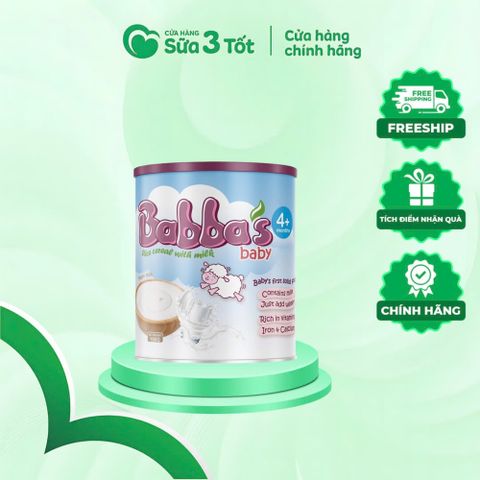 Bột Ăn Dặm Babba's - Vị Gạo Sữa - (4M+) - 160G