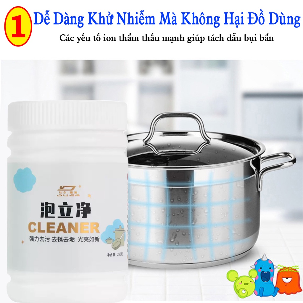 Bột Cleaner Làm Sạch Vết Bẩn Đa Năng Cho Gia Đình 10 2