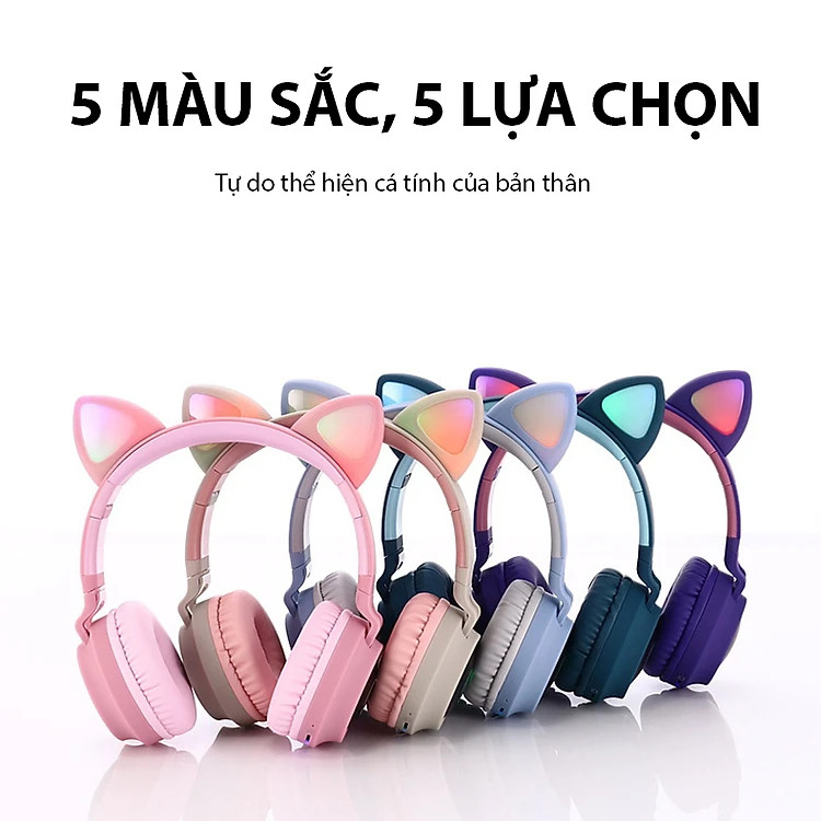 TOP 5 tai nghe mèo hồng xinh xắn cho bạn gái