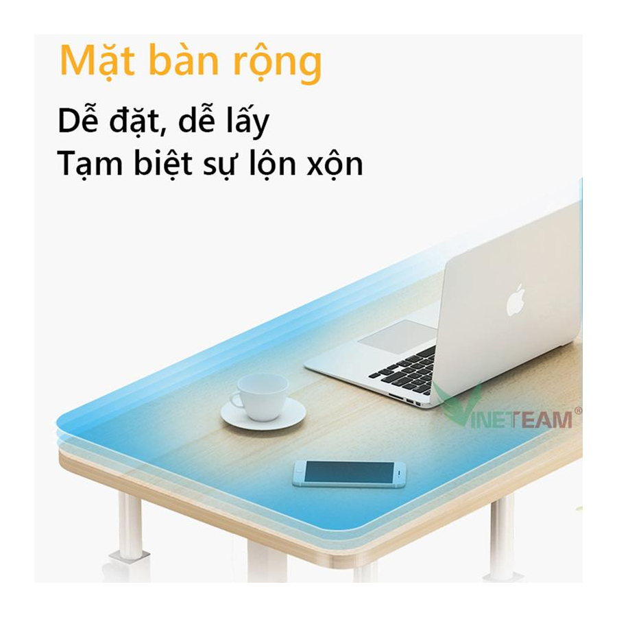 Bàn Làm Việc Chân Sắt Mặt Gỗ Đẹp