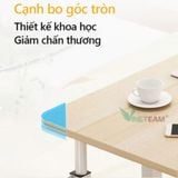  Bàn Làm Việc Chân Sắt Mặt Gỗ Đẹp 