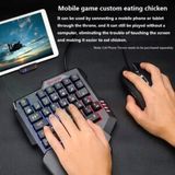  Bàn Phím Giả Cơ 1 Tay KUWEE Có LED 