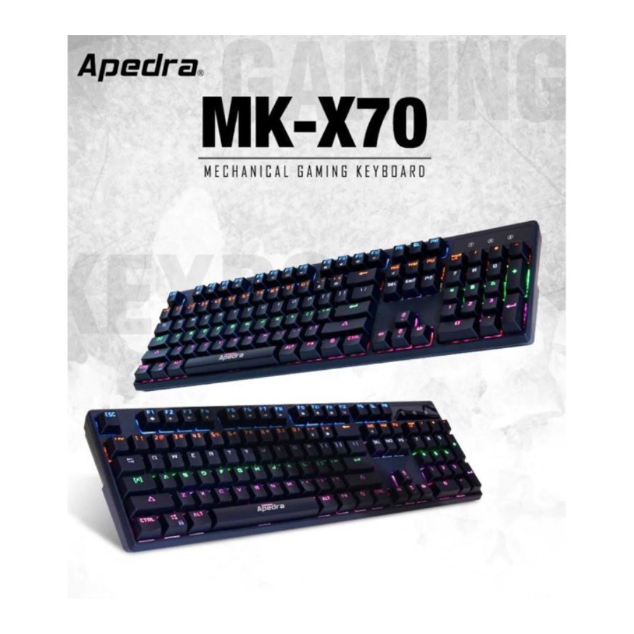 Bàn phím cơ game thủ Apedra MK-X70