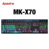 Bàn phím cơ game thủ Apedra MK-X70 104 phím led RGB