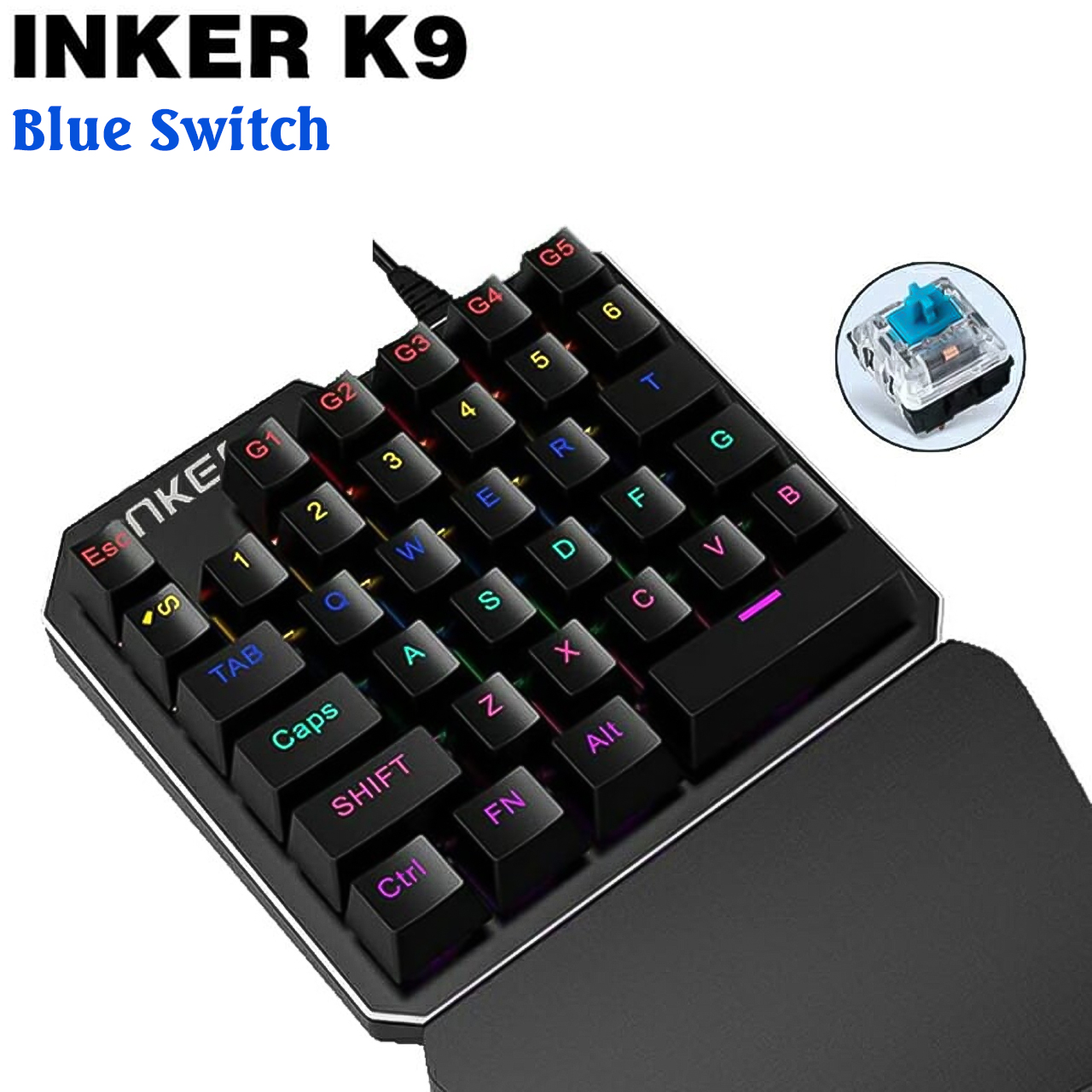 Ban phim co 1 tay INKER K9 4
