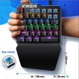  Bàn Phím Cơ K9 Blue Switch, LED 7 Màu 8 Chế Độ Chơi Game Cực Đã 