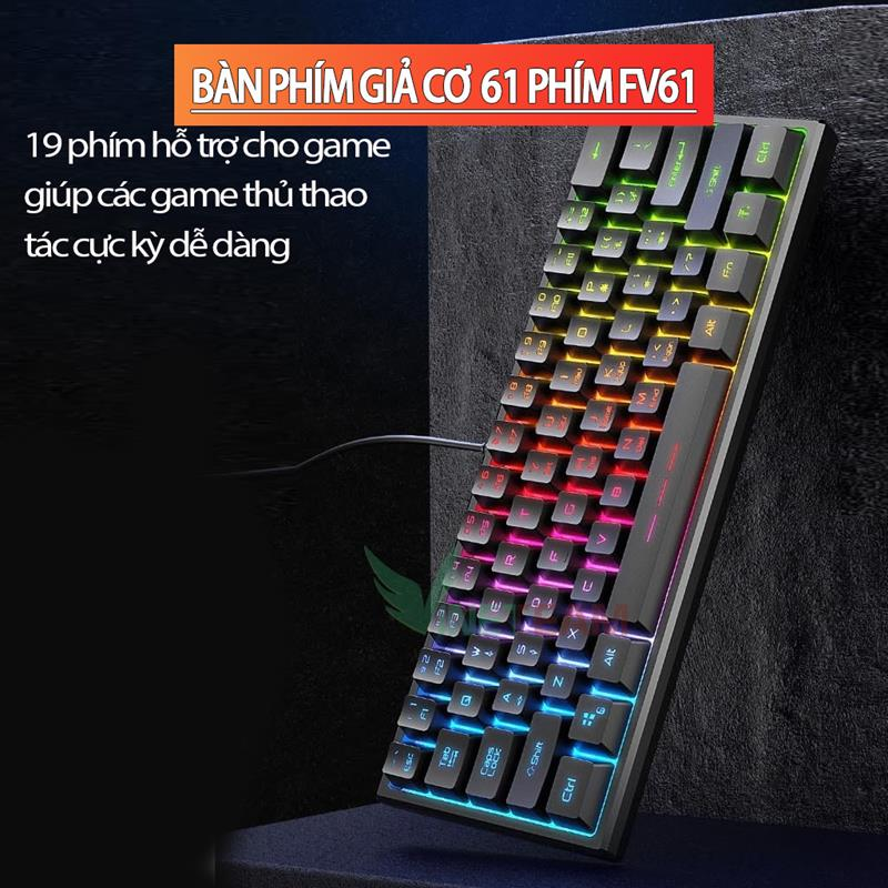 Bàn phím mini có dây FV61