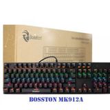  Bàn phím Bosston MK912A Led RGB Red Switch (Đen) 