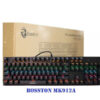 Bàn phím Bosston MK912A Led Rainbow Blue Switch/Red Switch (Đen)